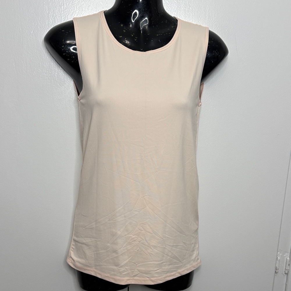 Alfani Light Blush Scoop Neck Sleeveless Women Tank Size S - NWOT